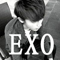 qq图片大全男生exo粉带字头像