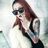 霸气个性女生纹身头像图片大图