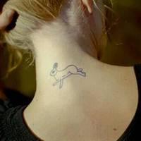 高清纹身黑白头像图片