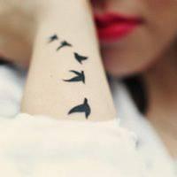 高清纹身黑白头像图片