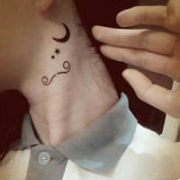 高清纹身黑白头像图片