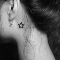 高清纹身黑白头像图片