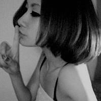 非主流女生带字黑白头像图片