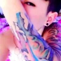 90后帅气的男生纹身头像图片大全