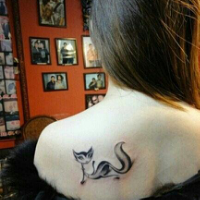 个性图片女生超拽纹身头像