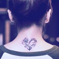 非主流个性女生纹身头像图片2016