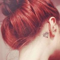 非主流个性女生纹身头像图片2016