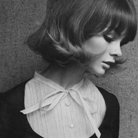 唯美欧美黑白女生头像图片