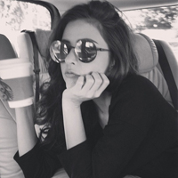 唯美欧美黑白女生头像图片