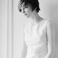 唯美欧美黑白女生头像图片