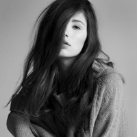 唯美欧美黑白女生头像图片