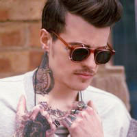 欧美霸气纹身男生头像图片