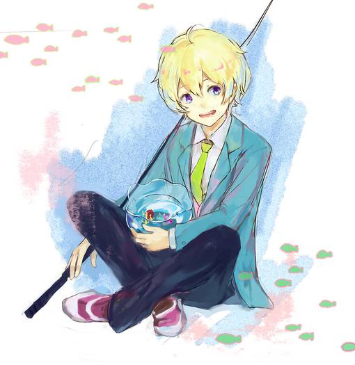 卡通男生亲男生图片高清图片大全