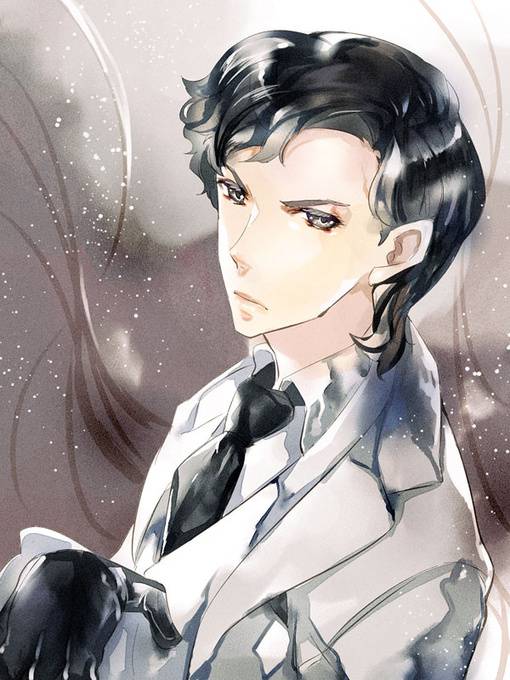 qq冷酷霸气男生图片卡通版