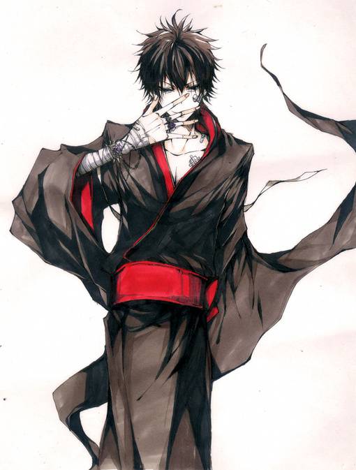 qq冷酷霸气男生图片卡通版