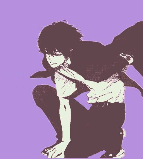 qq冷酷霸气男生图片卡通版