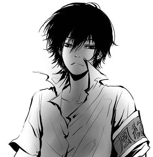 qq冷酷霸气男生图片卡通版