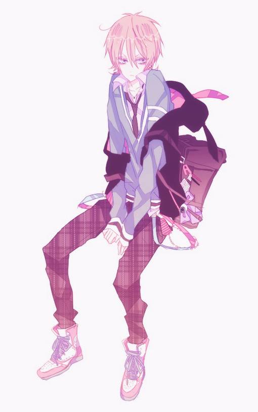 qq冷酷霸气男生图片卡通版