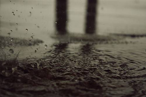 静静听雨伤感唯美意境图