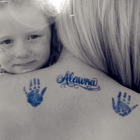 锁骨纹身超拽女生头像图片大全