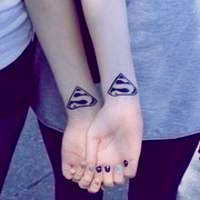 锁骨纹身超拽女生头像图片大全