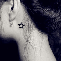 锁骨纹身超拽女生头像图片大全