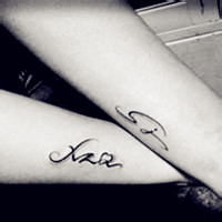 锁骨纹身超拽女生头像图片大全