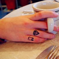 锁骨纹身超拽女生头像图片大全