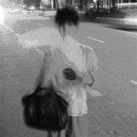 唯美悲伤黑白头像图片大全