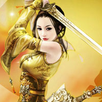 个性游戏女生带纹身头像酷图