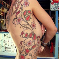 霸气纹身女生图片超拽高雅头像