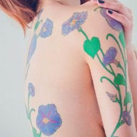 霸气纹身女生图片超拽高雅头像