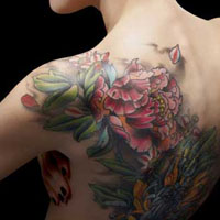 霸气纹身女生图片超拽高雅头像