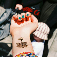 个性的女生纹身QQ头像图片