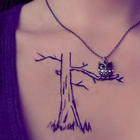 个性的女生纹身QQ头像图片