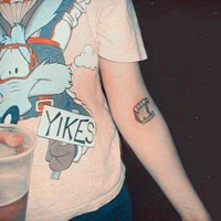 个性的女生纹身QQ头像图片