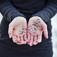 个性的女生纹身QQ头像图片