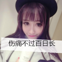 唯美个性非主流女生带字头像图片
