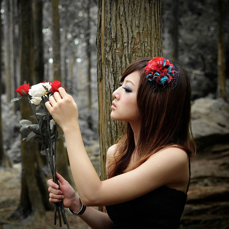 非主流个性伤感女生图片