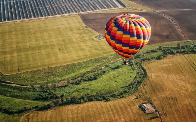 唯美非主流热气球图片素材