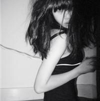最新非主流女生黑白头像图片