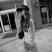 最新非主流女生黑白头像图片