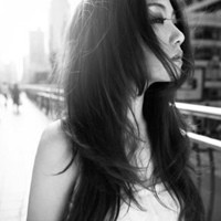 最新非主流女生黑白头像图片