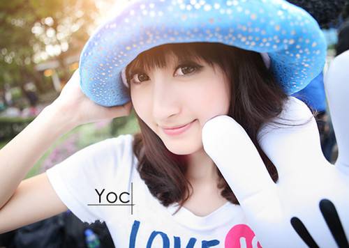 可爱小清新女生唯美图片素材