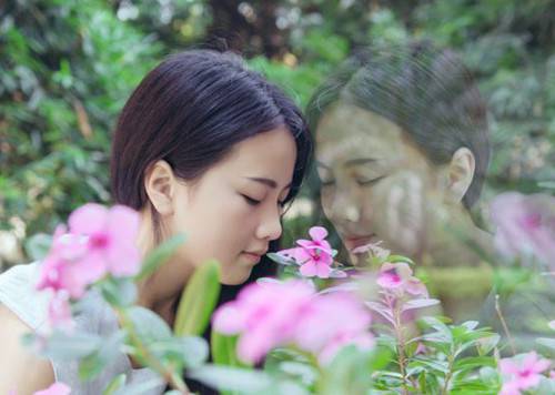 可爱小清新女生唯美图片素材