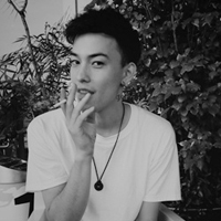 欧美男模超拽黑白头像图片