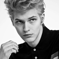 欧美男模超拽黑白头像图片