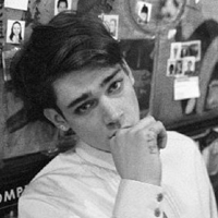 欧美男模超拽黑白头像图片