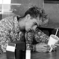 欧美男模超拽黑白头像图片