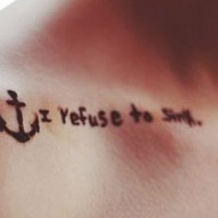 锁骨纹身女生头像图片大全图片